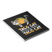 Best Taco Cat Spelled Backwards Is Taco Cat ノートパッド (アングル)