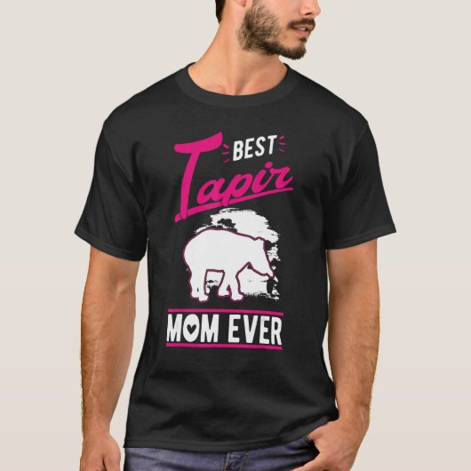 Best Tapir Mom Ever Tシャツ (正面)