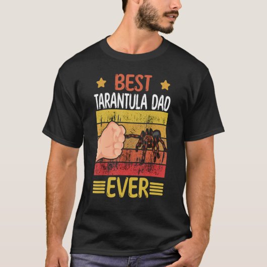 Best Tarantula Dad pet Tシャツ (正面)