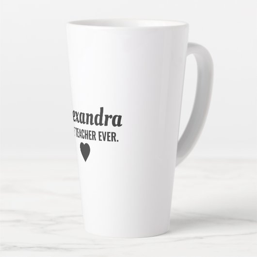 Best Teacher カフェラテマグ (右アングル)