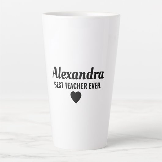 Best Teacher カフェラテマグ (正面)