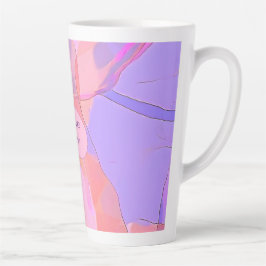 Best Teacher – Abstract Design Personalized カフェラテマグ
