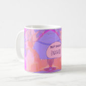 Best Teacher – Abstract Design Personalized コーヒーマグカップ (正面左)