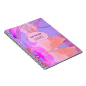 Best Teacher – Abstract Design Personalized ノートブック (右側)