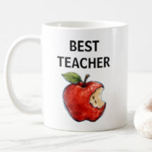 BEST TEACHER Apple Educator Gift