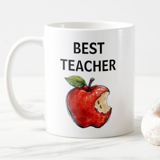 BEST TEACHER Apple Educator Gift コーヒーマグカップ