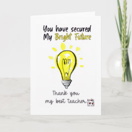 Best Teacher Card カード