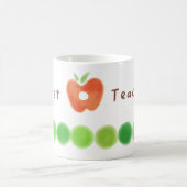 Best Teacher Caterpillar Mug  コーヒーマグカップ (中央)