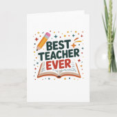 Best Teacher Ever カード (正面)