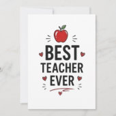 Best Teacher Ever  カード (正面)