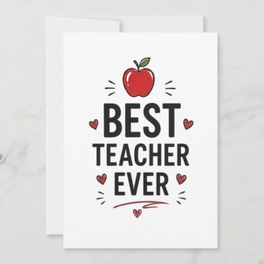 Best Teacher Ever  カード (正面)