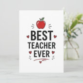 Best Teacher Ever  カード (スタンド正面)
