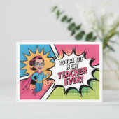Best Teacher Ever サンキューカード (スタンド正面)