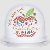 Best Teacher Ever Apple Motifs Appreciation  (正面)