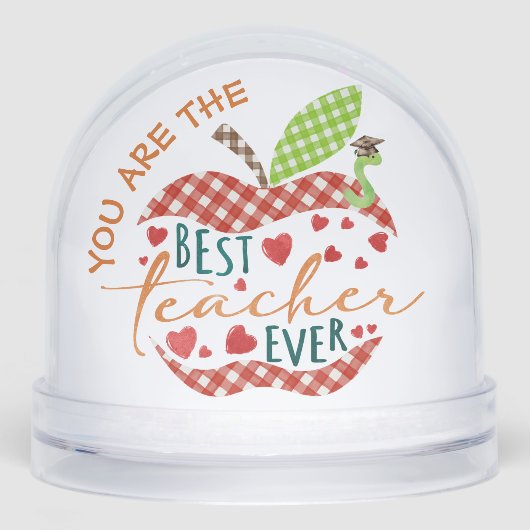 Best Teacher Ever Apple Motifs Appreciation  (正面)