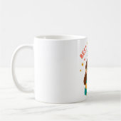 Best Teacher Ever – Cute Cartoon Appreciation コーヒーマグカップ (左)