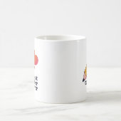Best Teacher Ever Cute Pencil Heart Coffee Mug Tea コーヒーマグカップ (中央)