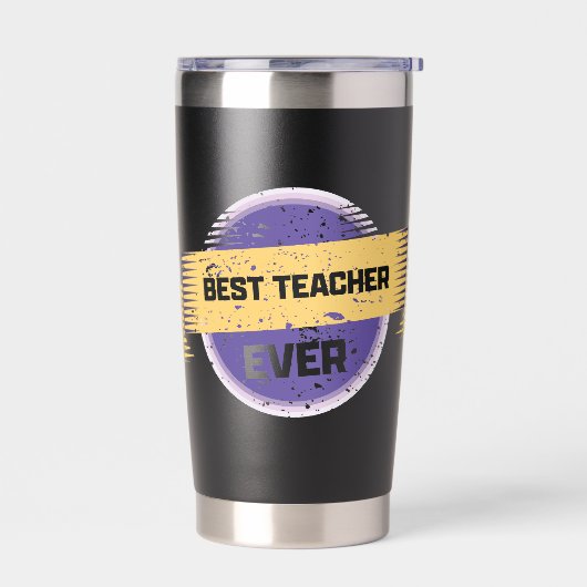 Best Teacher Ever Gift Item 保温保冷タンブラー (左面)