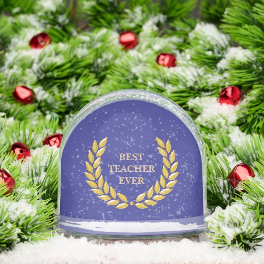 Best Teacher Ever & Laurel Wreath on Deep Blue (クリスマス)