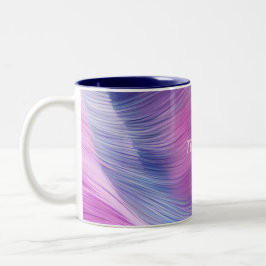 Best Teacher Ever Pastel Swirl ツートーンマグカップ