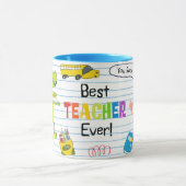 "Best Teacher Ever" Rudy & Rocky Mug マグカップ (中央)