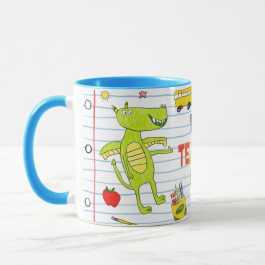 "Best Teacher Ever" Rudy & Rocky Mug マグカップ (左)