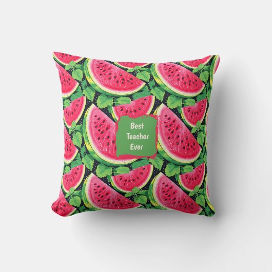 Best Teacher Ever – Watermelon Coffee Mug クッション (正面)