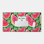Best Teacher Ever – Watermelon Desk Mat デスクマット (キーボード&マウス)