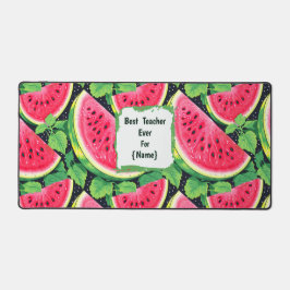 Best Teacher Ever – Watermelon Desk Mat デスクマット