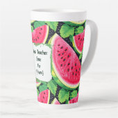 Best Teacher Ever – Watermelon Latte Mug カフェラテマグ (右アングル)