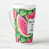 Best Teacher Ever – Watermelon Latte Mug カフェラテマグ (左アングル)