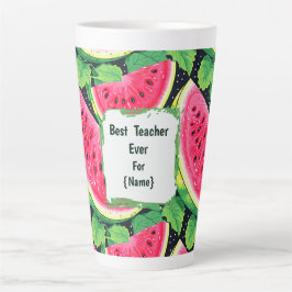 Best Teacher Ever – Watermelon Latte Mug カフェラテマグ