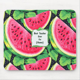 Best Teacher Ever – Watermelon Mouse Pad マウスパッド