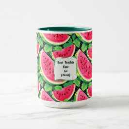 Best Teacher Ever – Watermelon Mug マグカップ
