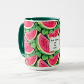 Best Teacher Ever – Watermelon Mug マグカップ (正面左)