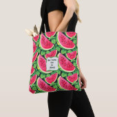 Best Teacher Ever – Watermelon Tote Bag トートバッグ (クローズアップ)