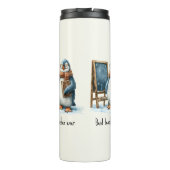 Best Teacher Ever Winter Penguin Design タンブラー (裏面)