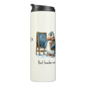 Best Teacher Ever Winter Penguin Design タンブラー (回転右)
