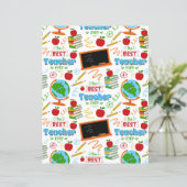 Best Teacher Scrapbook Paper (スタンド正面)