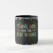 Best Teacher Thank You Personalized マグカップ (中央)