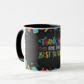 Best Teacher Thank You Personalized マグカップ (正面左)