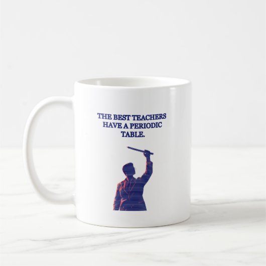 Best Teachers Have a Periodic Table Science Fun コーヒーマグカップ (左)