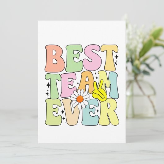 Best Team ever サンキューカード (スタンド正面)