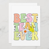 Best Team ever サンキューカード (正面/裏面)