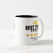 Best Team Ever | Custom Name or Job Two-Tone Coffe ツートーンマグカップ (正面右)