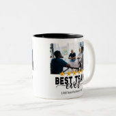 Best Team Ever Custom Photo Office Gift ツートーンマグカップ (正面右)