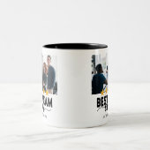 Best Team Ever Custom Photo Office Gift ツートーンマグカップ (中央)