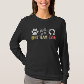 Best Team Ever Dog Human Horse Animals Tシャツ (正面)