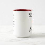 Best Team Ever | Fun Modern Team Appreciation マグカップ (中央)