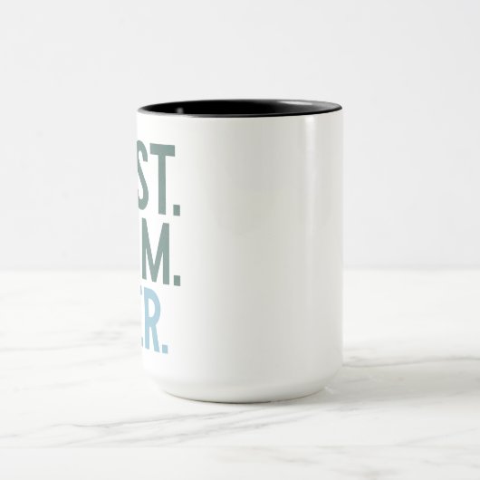 Best Team Ever | Fun Modern Team Appreciation マグカップ (中央)